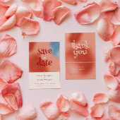 Dark Blue Simple Wedding Begleitkarte