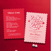 Roter und rosa Junggeselinnen-Abschied Pappteller