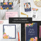 Schöne Boho-Blumen - Benutzerdefinierter Name Post-it Klebezettel