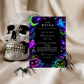 Luxuriöse Neon-Halloween-Feier Tasche
