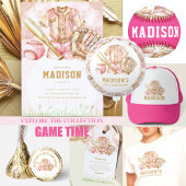 Baseball Luxury Birthday Rose & Gold T-Shirt