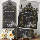 Luxus trifft Romantik. Acryleinladungen