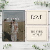 Minimalistic Ivory Bold Typography Wedding Welcome Poster (Personalisiere diese Kollektion eines unabhängigen Creators.)