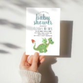 Babydusche Niedlich Magical Dragon Baby Begrüßungs Poster