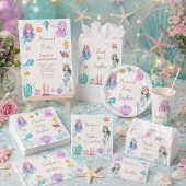 Magic Mermaid Birthday Party Serviette
