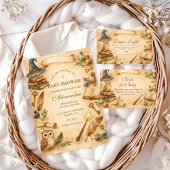 Magical Spellbook Wizard Baby Shower Einladung