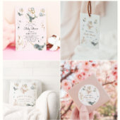 Zauberwal Ballons Sterne Babydusche Wandteppich