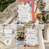 Mama To Bee Florale Babyparty Serviette