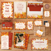 Ahorn Blätter Orange Terracotta Herbst Danke Quadratischer Aufkleber