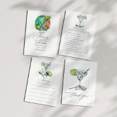 Custom Margs & Matrimony Brautparty Rechteckiger Pappuntersetzer