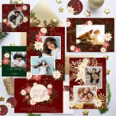 klassische Festtage botanischer Weihnachtsfeiertag Tischdecke