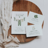 Danke für das so matcha salbeigrüne Babyshower