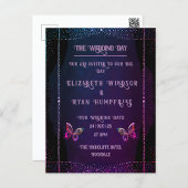 Elegante Einladungen zu Mauve und Gold Hochzeiten Poster