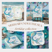 Mermaid Under the Sea Birthday Serviette