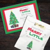 Merry Little Baby Shower Einladung