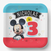 Mickey Mouse Fun Birthday Round sticker