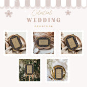 Mitternachts-Himmels-Barock-Hochzeit Save The Date