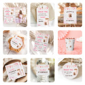 Geburtstagsparty "Milch und Cookies" Dankeskarte