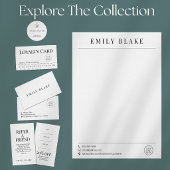 Minimal Classic Business  Visitenkarte