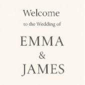 Minimal Elegant Wedding Details Card Begleitkarte