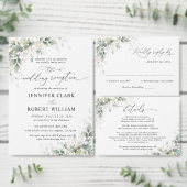 Eucalyptus Wedding Reception Enclosure Cards Begleitkarte (Personalisiere diese Kollektion eines unabhängigen Creators.)