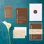 Minimal moderne QR Code Light Beige Hochzeit Dankeskarte (Personalisiere diese Kollektion eines unabhängigen Creators.)