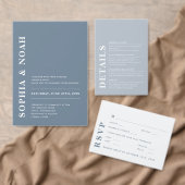 Modern Dusty Blue Minimal Parco Tassino Runder Aufkleber (Personalisiere diese Kollektion eines unabhängigen Creators.)