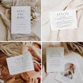 Einfache Arch Foto Boho Hochzeit Einladung