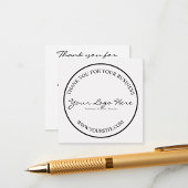 Minimalist Custom Business Logo Acrylschild