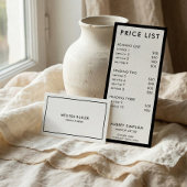 Elegantes Minimalistisches WeißNotebook Notizblock