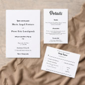 Chic Minimalist Typography Wedding Serviette (Personalisiere diese Kollektion eines unabhängigen Creators.)
