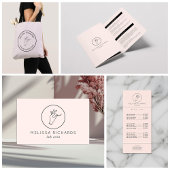Minimalistische Hand und Lashes Circle Logo Rosa Fensteraufkleber