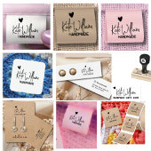 Metallische Script-Gestell-Schmuckkarte