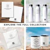 QR-Code für einfaches Business-Logo T-Shirt