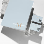 Monogramm für personalisierte Bezeichnung Post-it Klebezettel