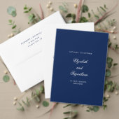 Booklet/Programm für Minimalistische Sketch-Hochze Karte (Personalisieren Sie die Kollektion dieses unabhängigen Creators. Test)