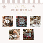 10 Photo Minimialist Our First Christmas Married Zweifarbige Tasse