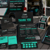 Mobile Autowäsche & Detailing Custom Schlüsselanhänger