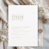 Modernes, minimales, weißes QR Code Wedding RSVP Begleitkarte