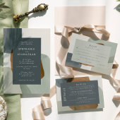 Moderne Abstrakte minimalistische Hochzeitstabelle Poster