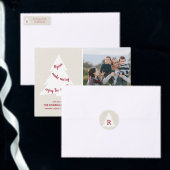 Elegante weiße Bäume auf beigen Imitaten Texturmus Seidenpapier