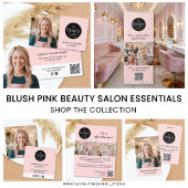 Rosa Salon-Foto-Name-ID-Abzeichen Ausweis