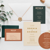 Moderne Boho Jewel Earth Tone Gastgeschenk Hochzei Geschenktütchen