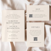 Moderne Smaragdgrüne Hochzeit Folieneinladung