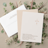 Monogramm Kreuz Christliche Hochzeit Save The Date (Personalisieren Sie die Kollektion dieses unabhängigen Creators. Test)
