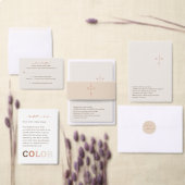 Monogramm Kreuz Christliche Hochzeit Save The Date (Personalisiere diese Kollektion eines unabhängigen Creators.)