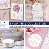 Moderne Weihnachtsbäume GLÜCKLICH FERIEN Skript Pi Runder Aufkleber