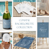 Seashell Beach Bachelorette Itinerary Einladung