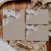 Bohemische Seite Moderner Blumenzellenname Runder Aufkleber