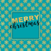 Modern Gold Blue Mercury Weihnachts Foto Weinlabel Weinetikett